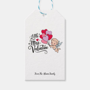 Frohe Valentinstag Personalisierter süßer Amor  Geschenkanhänger