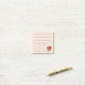 Frohe Valentinstag Post-it Notizen (Auf Schreibtisch)