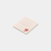 Frohe Valentinstag Post-it Notizen (angewinkelt)