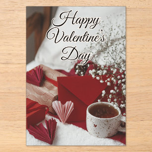 Frohe Valentinstag Poster Acryleinladungen