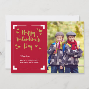 Frohe Valentinstag-Postkarte Feiertagskarte