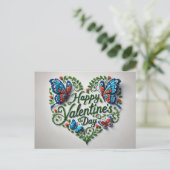 Frohe Valentinstag Postkarten (Stehend Vorderseite)