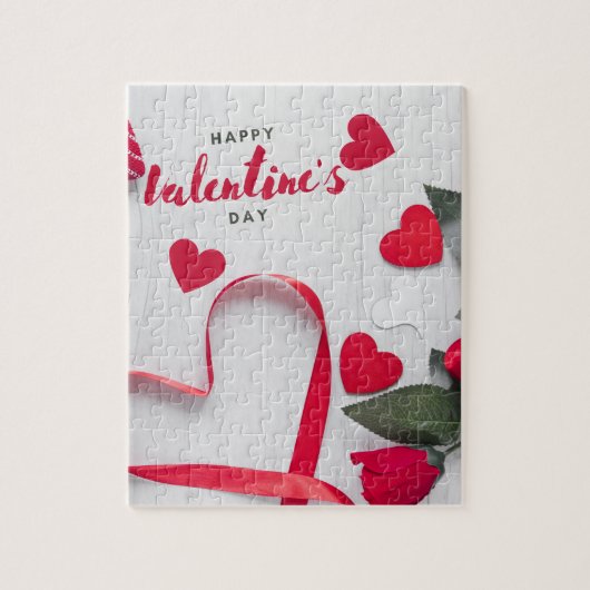 Frohe Valentinstag-Rätsel Puzzle (Vertikal)