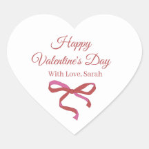 Frohe Valentinstag Rosa Band