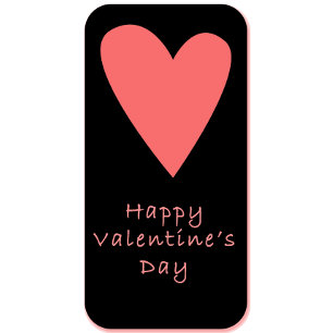 Frohe Valentinstag-Schürze Rosa Herz Design Schürze