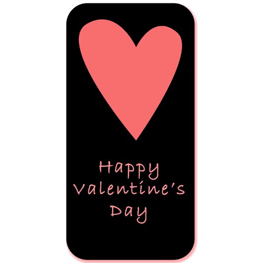 Frohe Valentinstag-Schürze | Rosa Herz Design Schürze