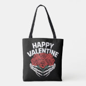 Frohe Valentinstag Selbst Knochen Brauchen Liebe Tasche (Rückseite)