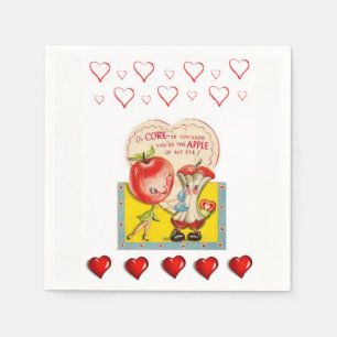 Frohe Valentinstag Servietten