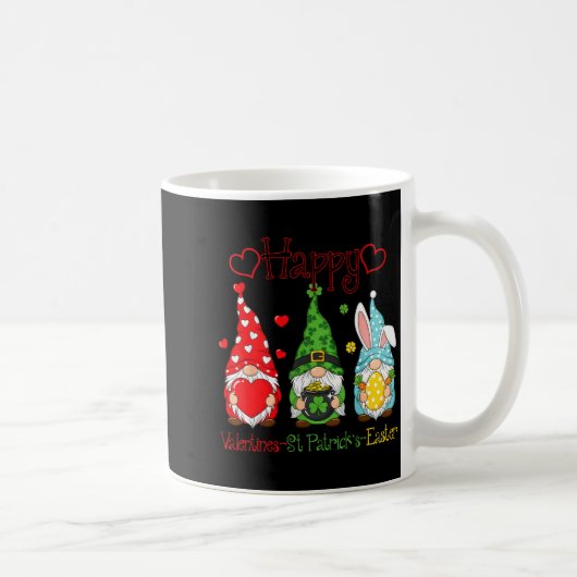 Frohe Valentinstag St. Patrick Ostern Frohe Feiert Kaffeetasse (Rechts)