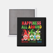 Frohe Valentinstag St. Patrick Ostern Frohe Feiert Magnet (Vorderseite/Rückseite)