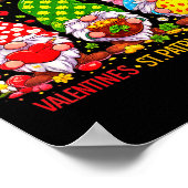 Frohe Valentinstag St. Patrick Ostern Frohe Feiert Poster (Ecke)