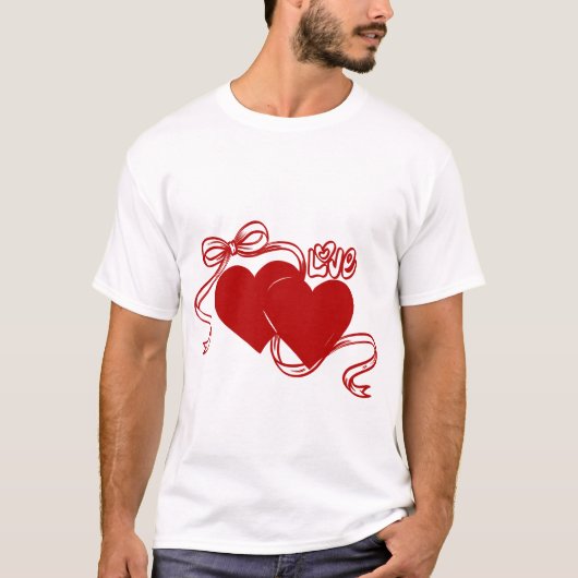 Frohe Valentinstag T-Shirt (Vorderseite)