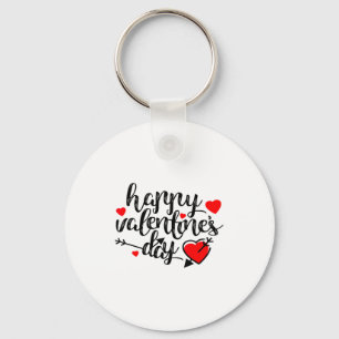Frohe Valentinstag T-Shirt Freundschaftstag Gesche Schlüsselanhänger