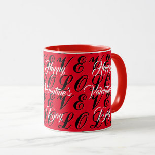 "Frohe Valentinstag" Tasse