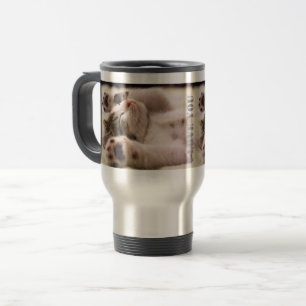 Frohe Valentinstag-Tasse Reisebecher