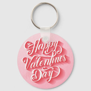 Frohe Valentinstag-Typografie-23197 Schlüsselanhänger