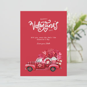 Frohe Valentinstag Valentinstagskarte Einladung