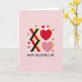 Frohe Valentinstag Xoxo Karte (Gelbe Blume)