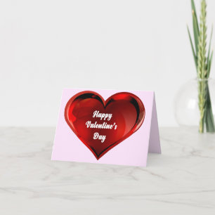 Frohe Valentinstagskarte Dankeskarte