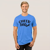 Frohe Vatertag Tri-Blend Shirt (Vorderseite voll)