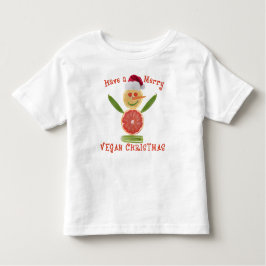 Frohe Vegane Weihnachten Kleinkind T-shirt