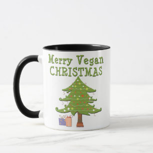 Frohe Vegane Weihnachten Tasse