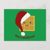 Frohe Wafflemas WeihnachtsWaffel