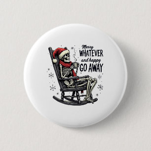 Frohe Wasauchimmer Und Glückliches Verschwinde Wei Button