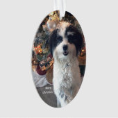 Frohe Weihnacht-acrylsauerverzierung, niedlicher Ornament (Vorderseite)