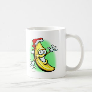 Frohe Weihnacht-Bananen-guten Rutsch ins Neue Jahr Kaffeetasse