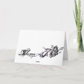 Frohe Weihnacht-Barcode Feiertagskarte (Rückseite)