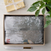 Frohe Weihnacht-Beagle-Welpen im Holz-Seidenpapier Seidenpapier (Geschenk)