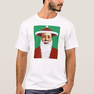 Frohe Weihnacht-chinesische Pop-Kunst T-Shirt