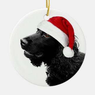 Frohe Weihnacht-Cockerspaniel Keramikornament