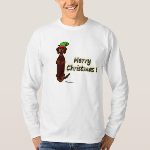 Frohe Weihnacht-Dackel-Sidney-T - Shirt