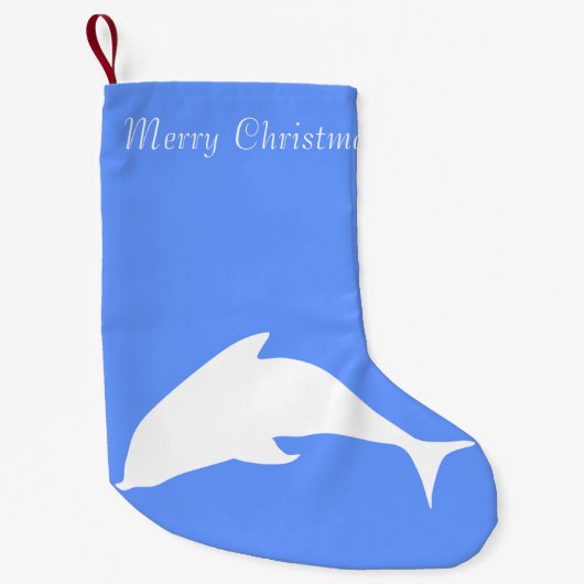 Frohe Weihnacht-Delphin Kleiner Weihnachtsstrumpf (Vorderseite)