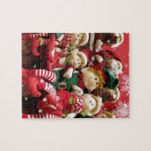 Frohe Weihnacht-Elfe Puzzle (Horizontal)