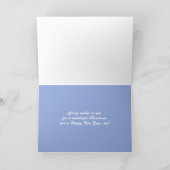 Frohe Weihnacht-Enkelin-Prinzessin Castle Feiertagskarte (Innenseite)