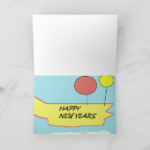 Frohe Weihnacht-Ente Feiertagskarte (Innenseite)