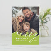 Frohe Weihnacht-Feiertags-Karten Feiertagskarte (Stehend Vorderseite)