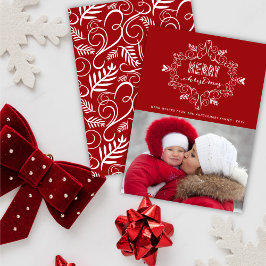 Frohe Weihnacht-festliche Feiertagskarte