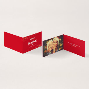 Frohe Weihnacht-Foto-Karte