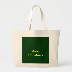 Frohe Weihnacht-Gelb die MUSEUM Zazzle Geschenke Jumbo Stoffbeutel