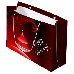 Frohe Weihnacht-Geschenk-Tasche Große Geschenktüte