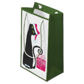 Frohe Weihnacht-Geschenk-Tasche Kleine Geschenktüte (Vorderseite Schrägansicht)