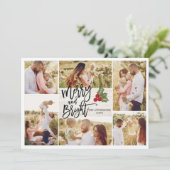 Frohe Weihnacht-glückliches neues Feiertagskarte (Stehend Vorderseite)