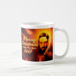 Frohe Weihnacht-glückliches neues Jahr-Jesus-Tass Kaffeetasse
