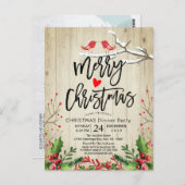 Frohe Weihnacht-glückliches neues Postkarte (Vorne/Hinten)