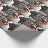 Frohe Weihnacht-Hamster-Packpapier Geschenkpapier (Ecke)