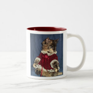 Frohe Weihnacht-Kaffee-Tasse Zweifarbige Tasse